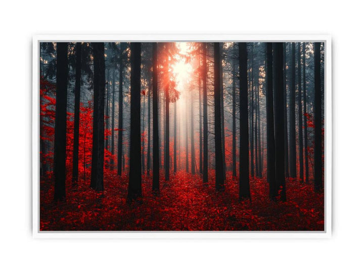 Autumns  Depths Framed Print