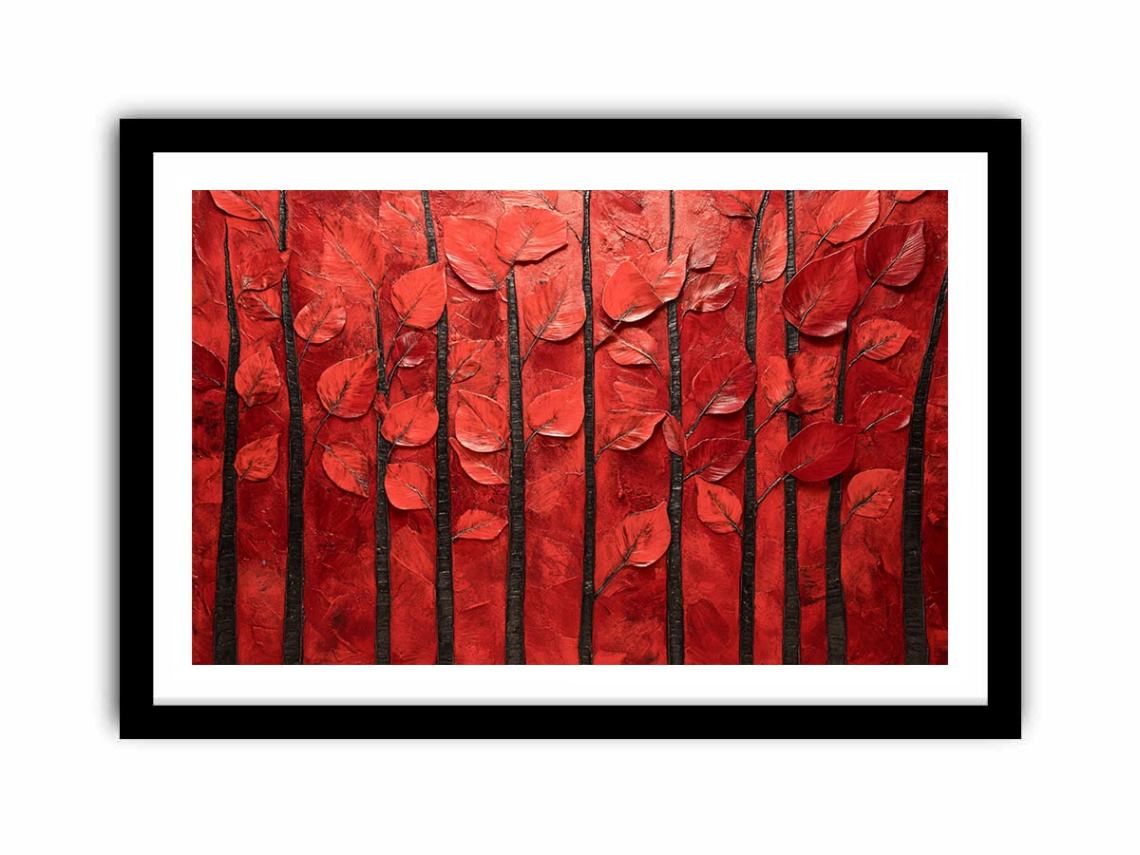 Red Leaves   Art Print