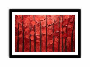 Red Leaves   Art Print
