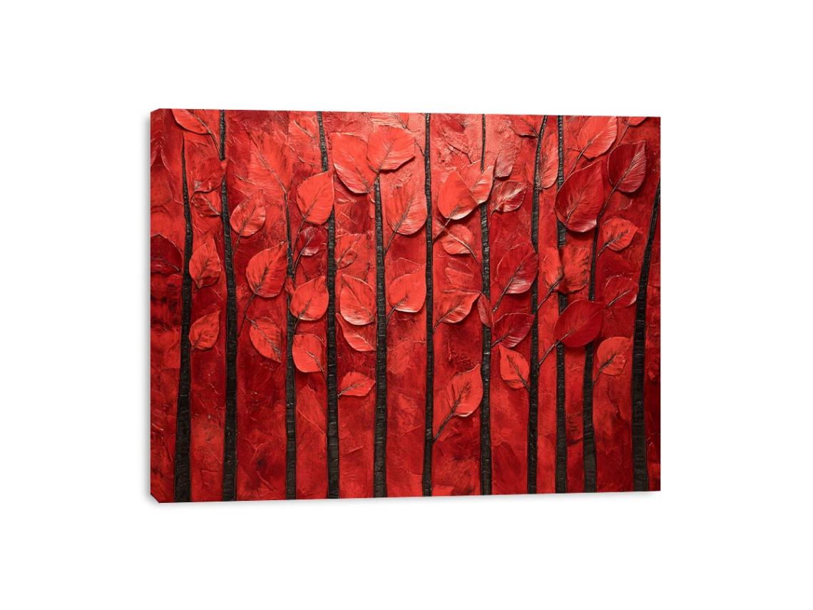 Red Leaves  Canvas Print