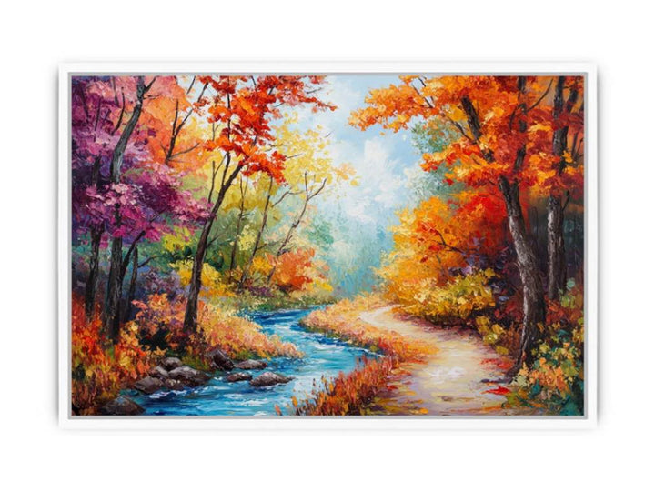 The Harvest Glow Framed Print