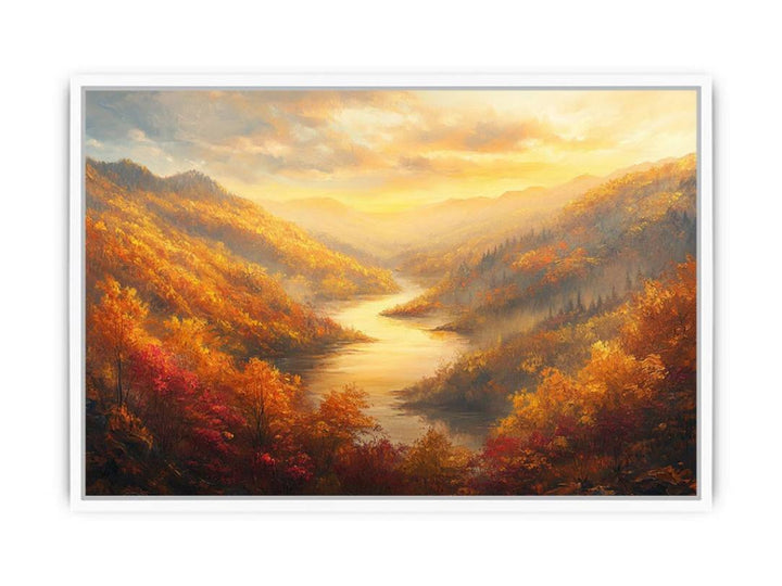 Autumn's Embrace Framed Print