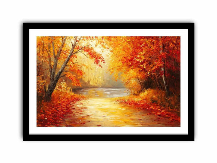 Golden Autumn Symphony  Art Print