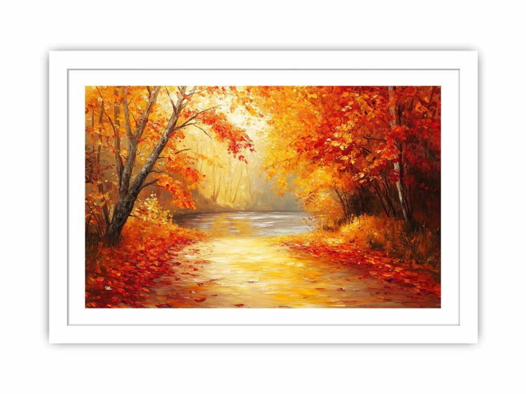 Golden Autumn Symphony Streched canvas