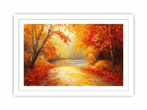 Golden Autumn Symphony Streched canvas