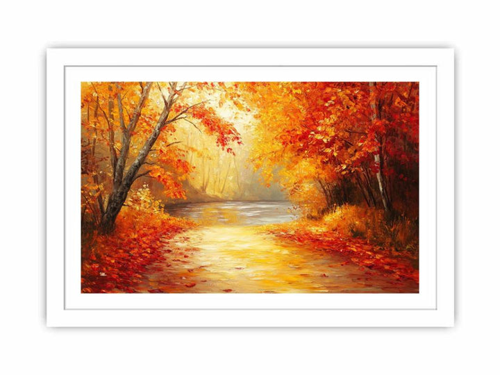 Golden Autumn Symphony Streched canvas