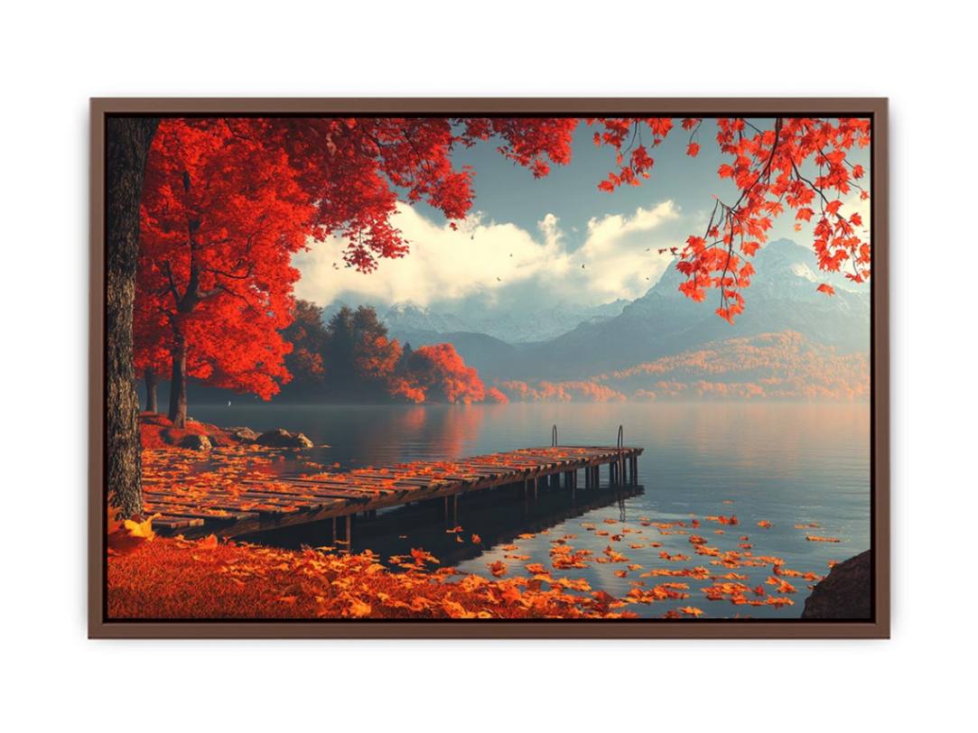 Autumn Whispers Of The Wind  Poster