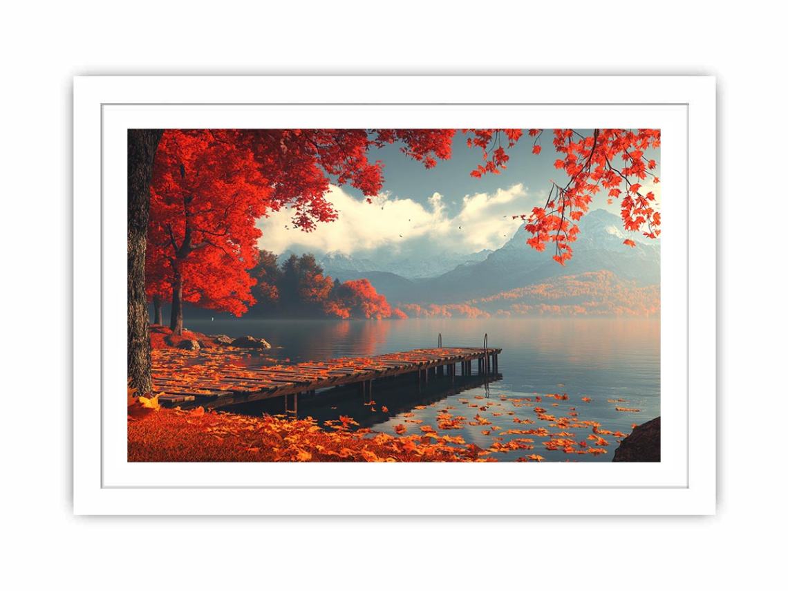 Autumn Whispers Of The Wind Streched canvas