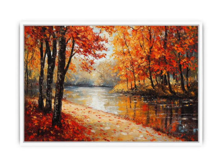 Autumn’s Eternal Glow Framed Print