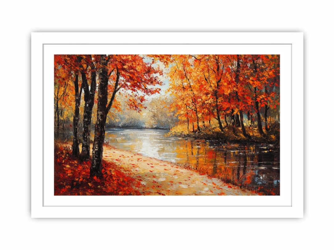Autumn’s Eternal Glow Streched canvas
