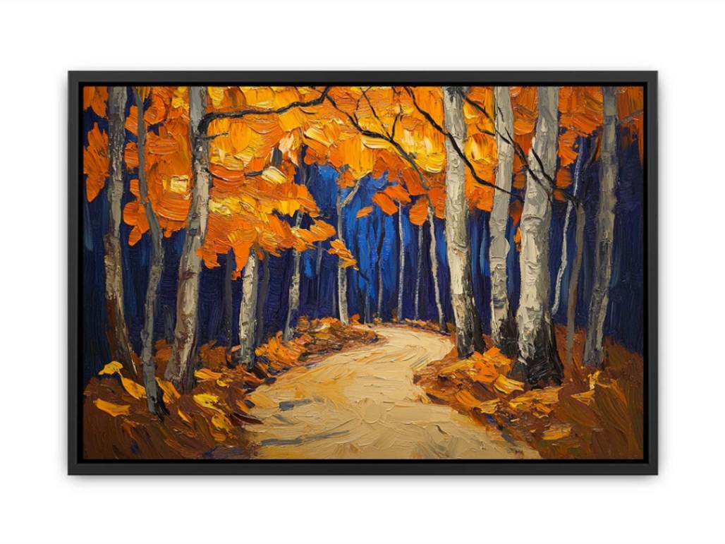 Autumn’s Painted Horizon  Painting
