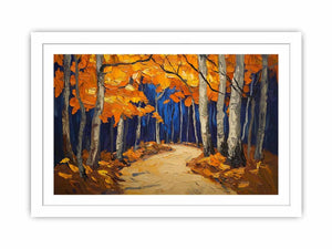 Autumn’s Painted Horizon Streched canvas