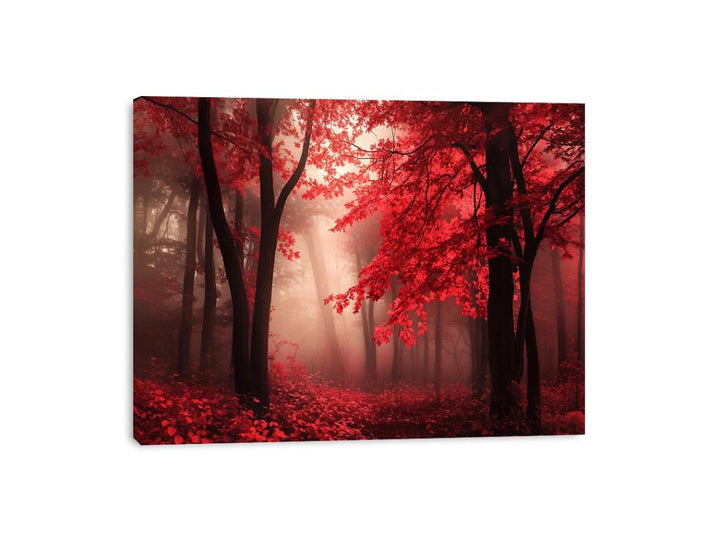 Amber Autumn Twilight Canvas Print