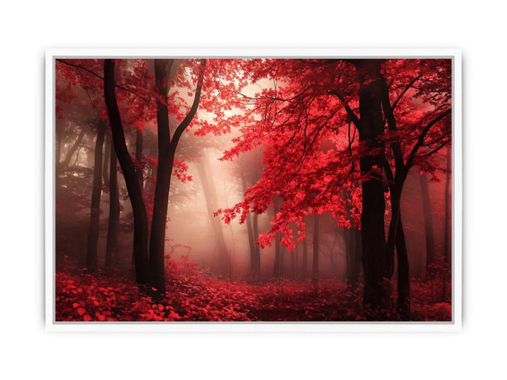 Amber Autumn Twilight Framed Print