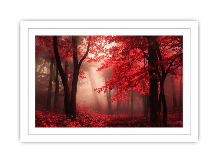 Amber Autumn Twilight Streched canvas