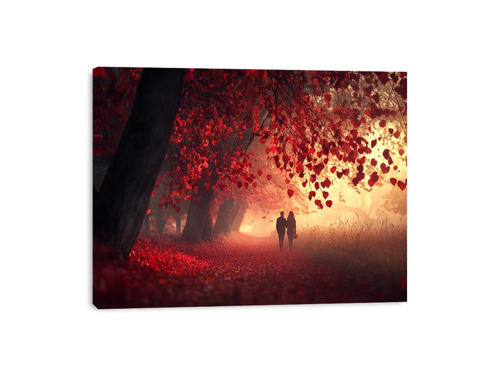 Autumn Serenade Of Leaves Canvas Print