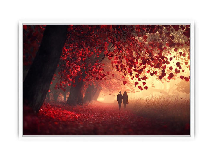 Autumn Serenade Of Leaves Framed Print