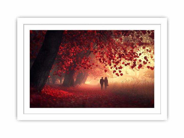 Autumn Serenade Of Leaves Streched canvas