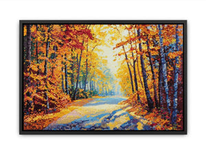 Crimson Dreams landscape  Painting