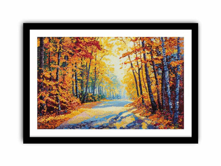 Crimson Dreams landscape  Art Print