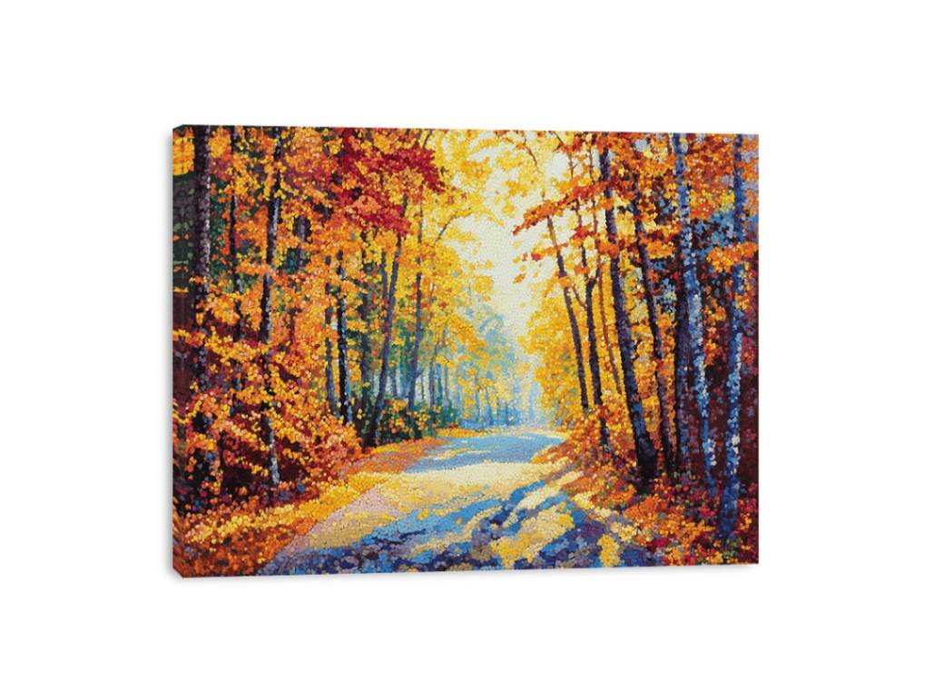 Crimson Dreams landscape Canvas Print