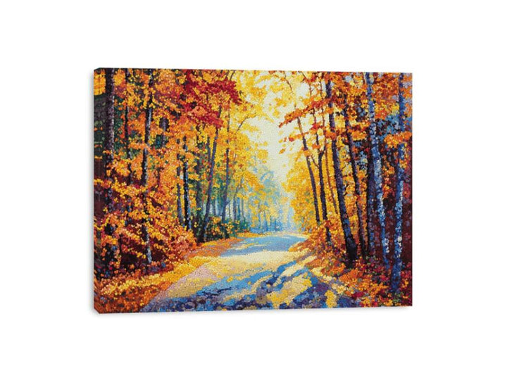 Crimson Dreams landscape Canvas Print