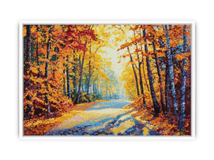 Crimson Dreams landscape Framed Print