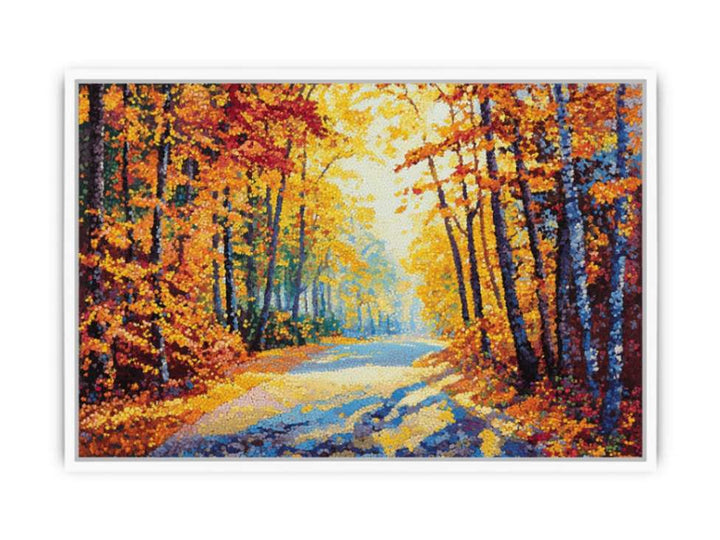Crimson Dreams landscape Framed Print