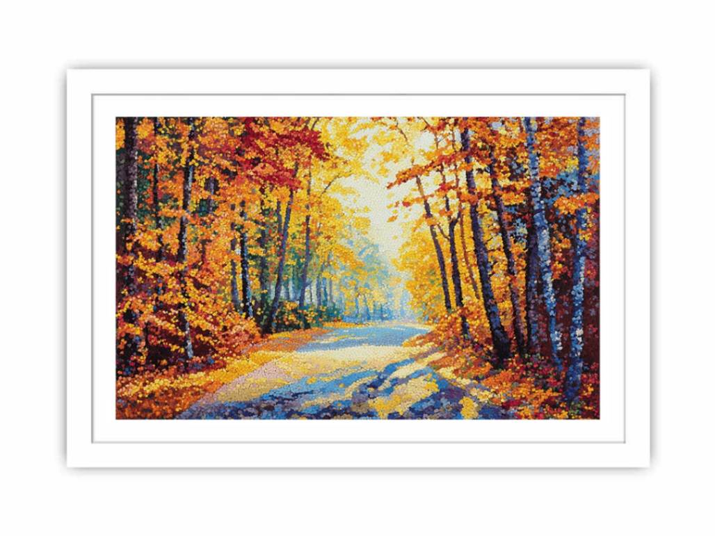Crimson Dreams landscape Streched canvas