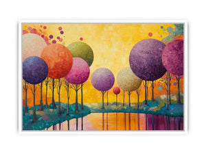  Ball Trees Framed Print