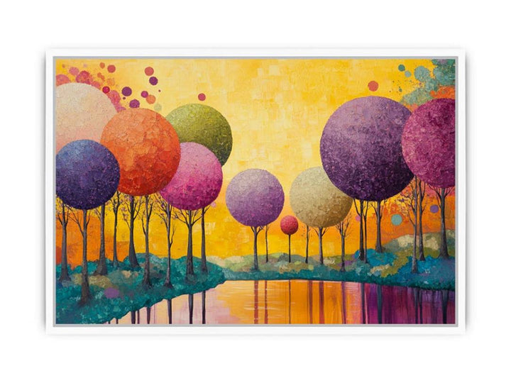  Ball Trees Framed Print
