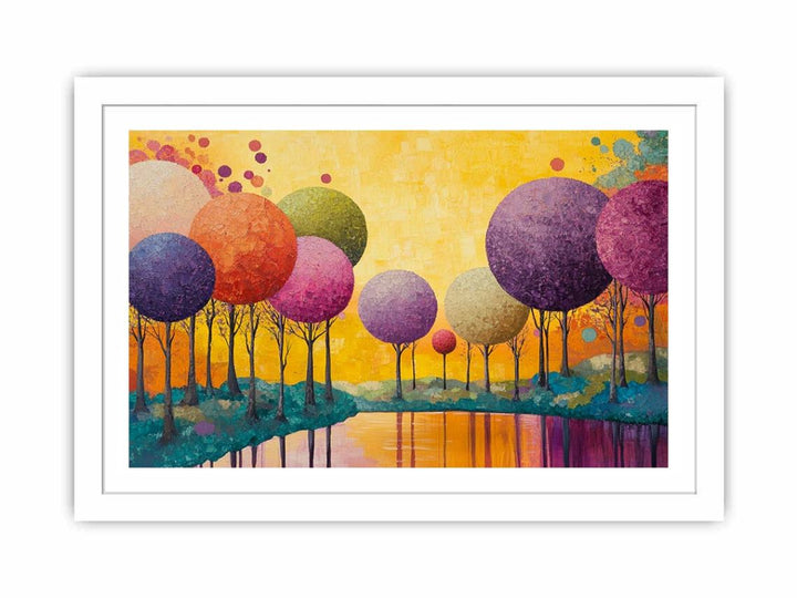  Ball Trees Streched canvas