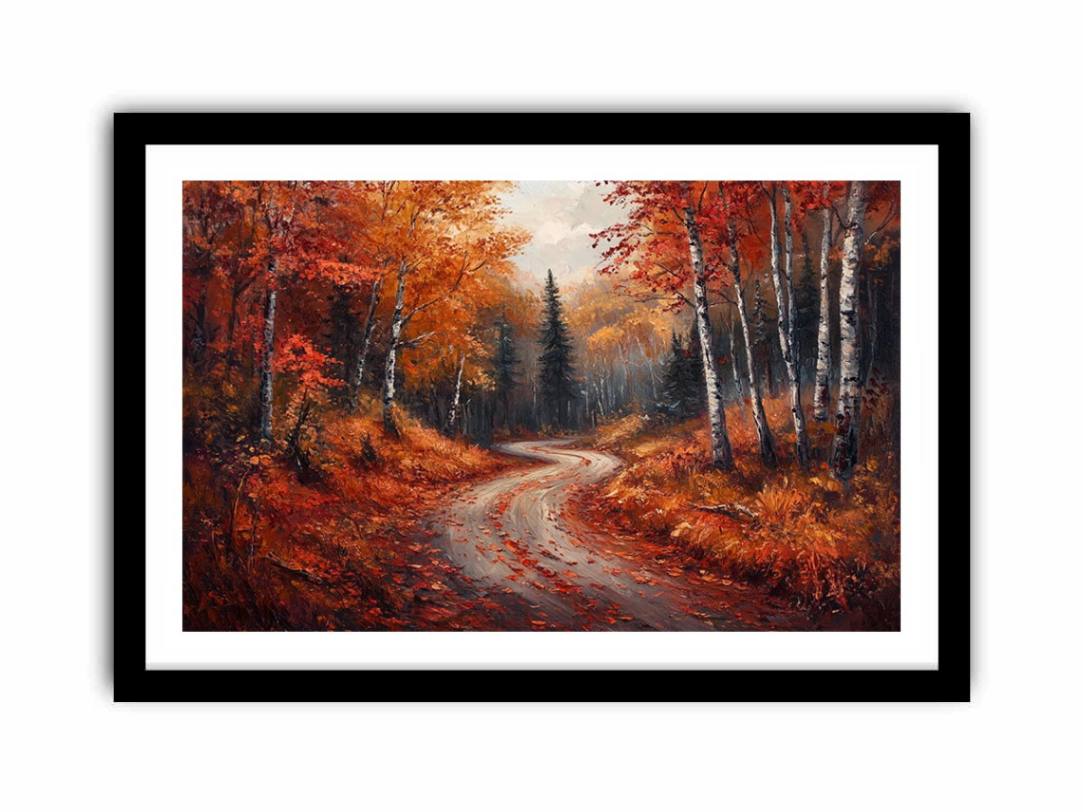 Crimson Avenue  Art Print