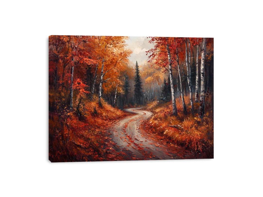 Crimson Avenue Canvas Print
