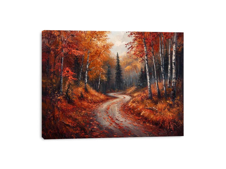 Crimson Avenue Canvas Print