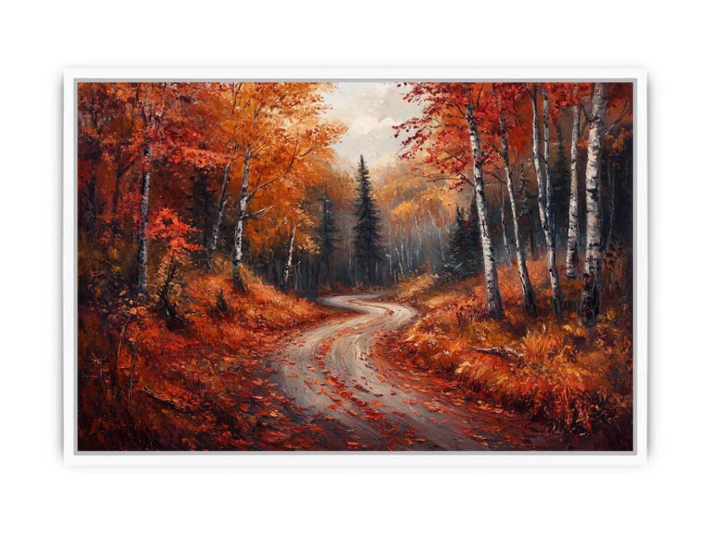 Crimson Avenue Framed Print