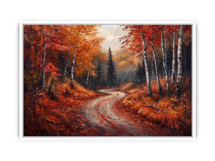 Crimson Avenue Framed Print