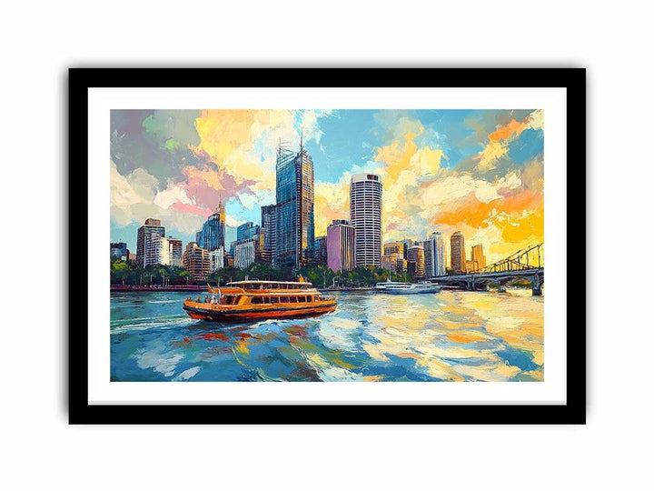 Brisbane River  Art Print
