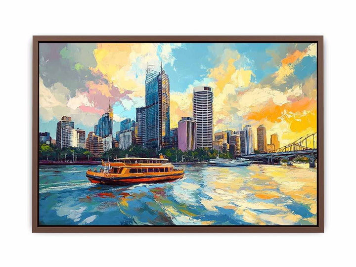 Brisbane River  Poster