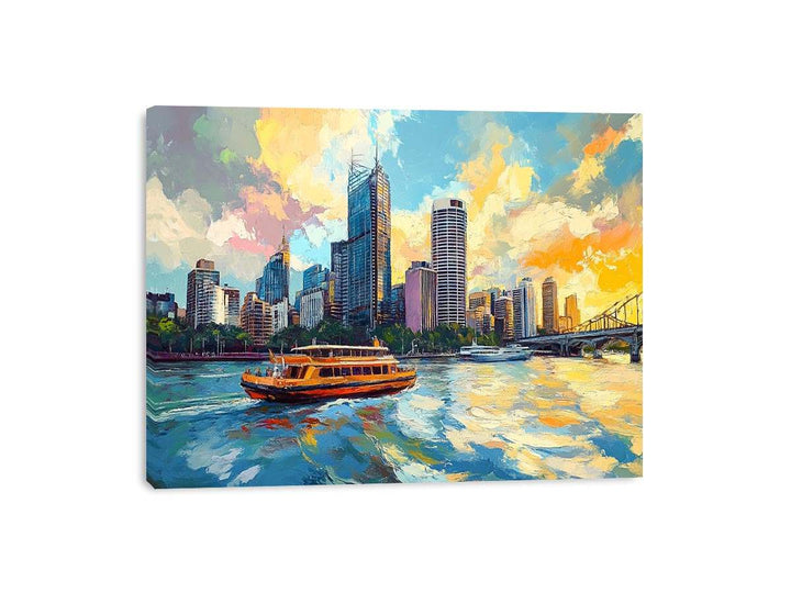 Brisbane River Canvas Print