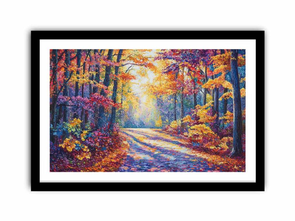Ember Road  Art Print