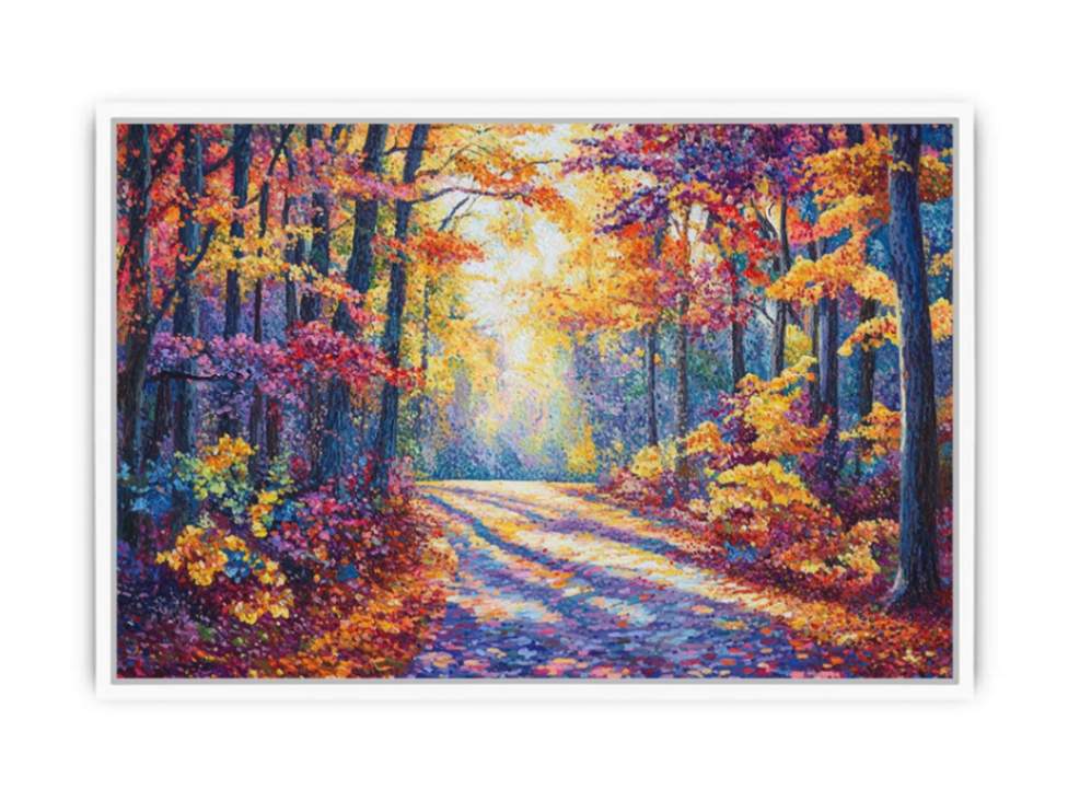 Ember Road Framed Print