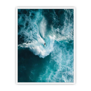 Ethereal Surfer Framed Print
