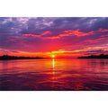 Sunset Over Amazon