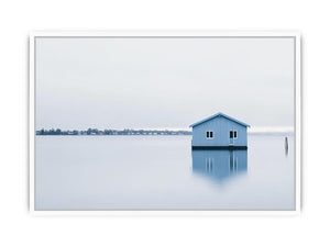 Azure Haven Framed Print