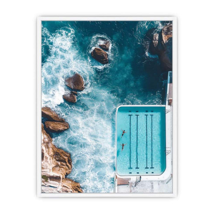 Sunlit Lagoon Framed Print