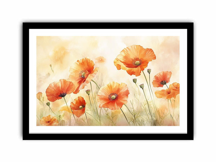 Orange Poppies   Art Print