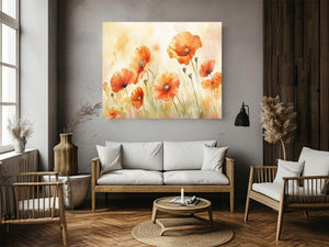 Orange Poppies  