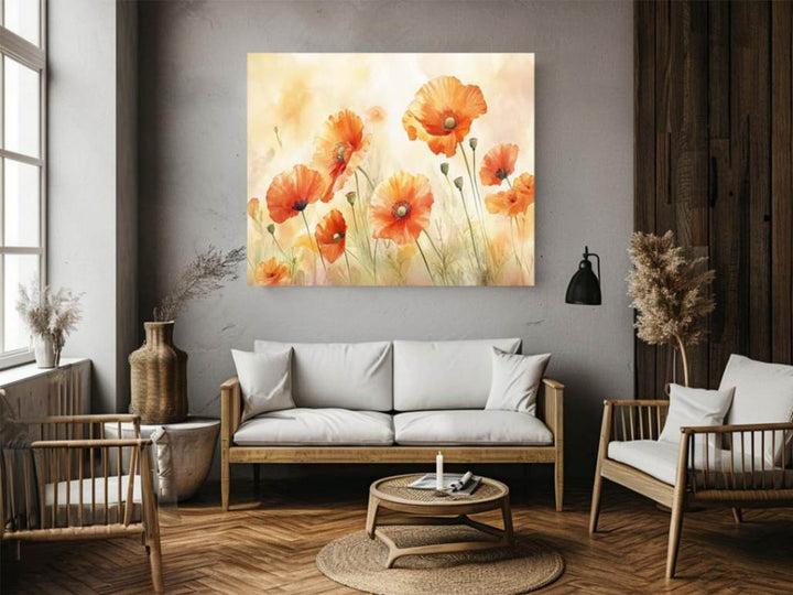 Orange Poppies  