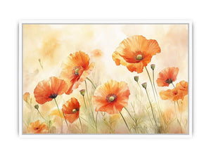 Orange Poppies  Framed Print